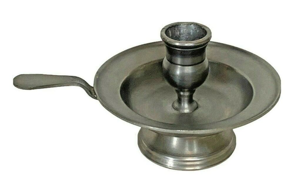 Vintage Kunstvol Koperwerk Souvenirs ETAIN 92% Pewter Candleholder Van Der Wee